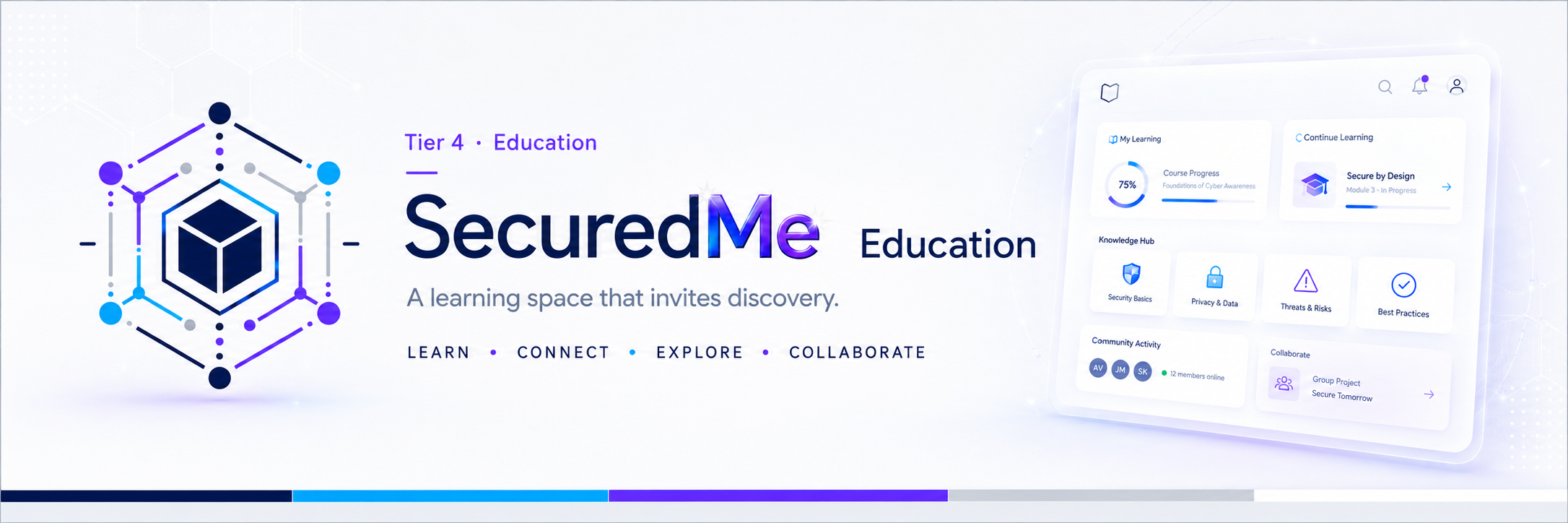 SecuredMe Education light banner